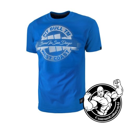 Koszulka Męska BANNER Royal Blue - Pit Bull West Coast